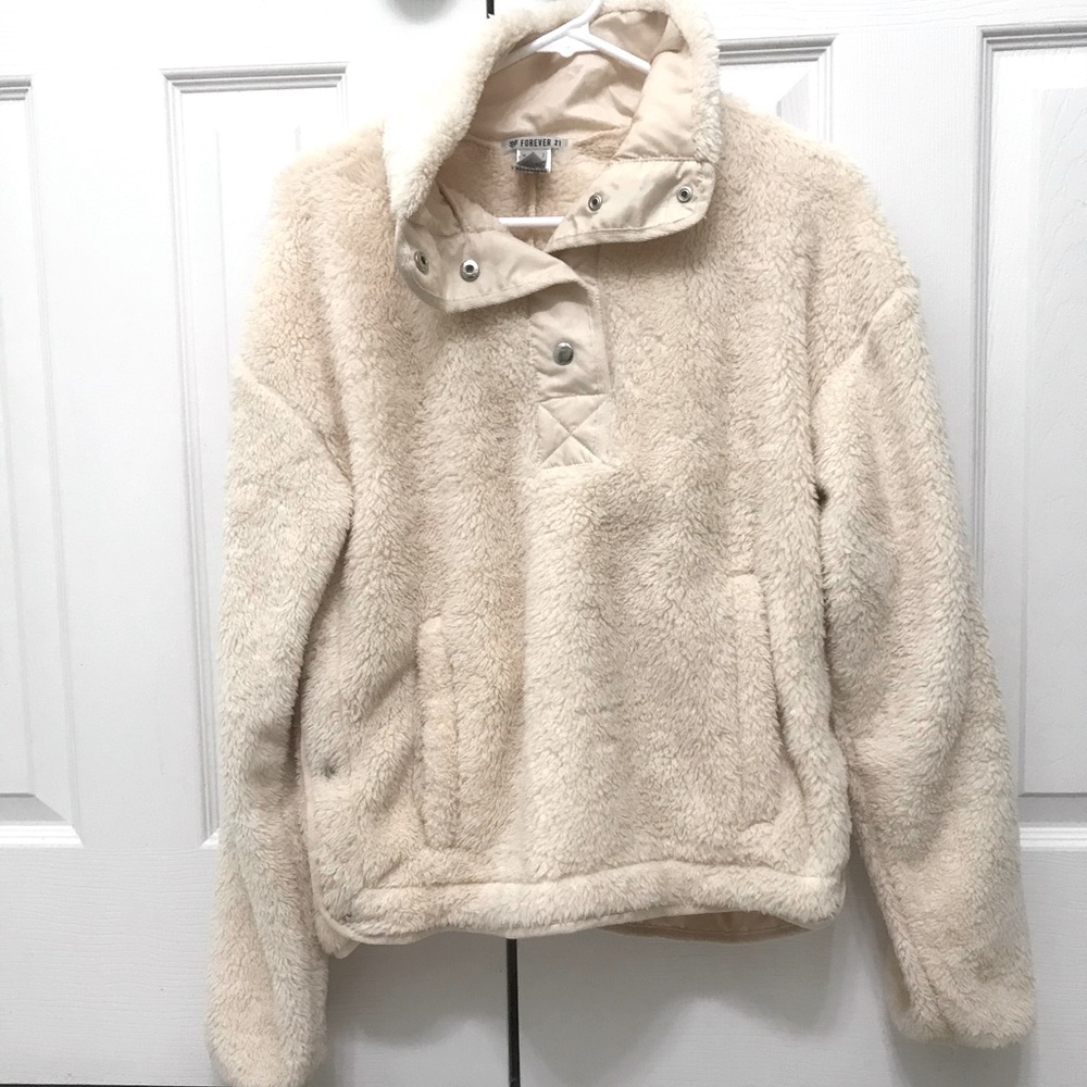Soft Half Button Up Sherpa
